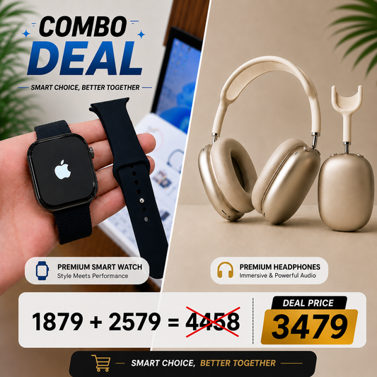 FLUXGEAR Ultimate Tech Combo – AERPods Max + Smart Watch Ultra